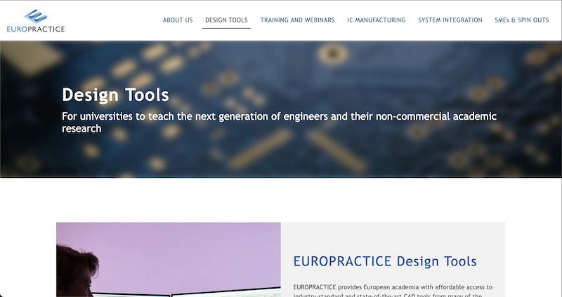 Europractice Microelectronics Website