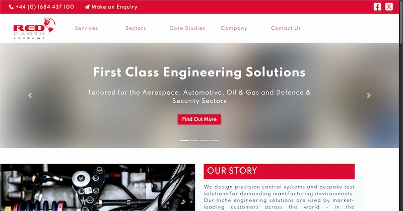 RedEarth Engineering Website