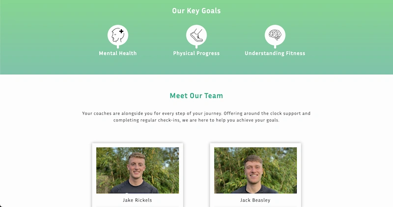 Synergy Fitness Online Website